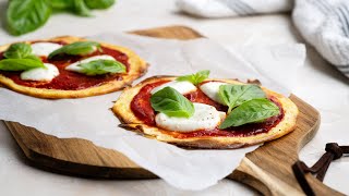 Keto Tortilla Pizza Recipe [with Homemade Tortillas]