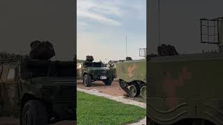 Chinese tanks, APC display during Golden Dragon exercises with Cambodian troops