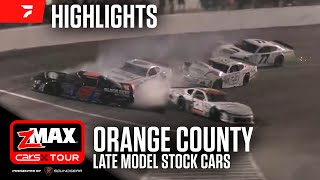 CARS Tour Late Model Stock Cars at Orange County Speedway | Highlights
