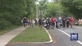 Hundreds attend peaceful anti-police corruption protest in solidarity with Black Lives Matter in Spr