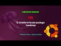 UBUNTU FIX: E: Unable to locate package hexdump