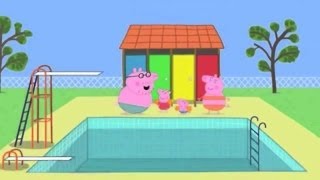 Pepppa pig swimming