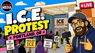 LIVE: *Official Stream* Protest @ I.C.E. Facility -Portland, OR