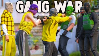 The Biggest Gang War In GTA 5 RP