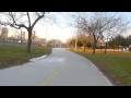 Sunny Winter Cycling - Chicago's Lakefront Trail