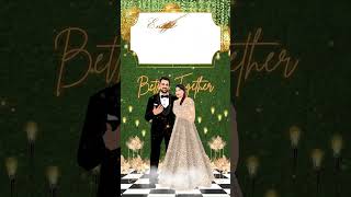 Indian Wedding Invitation Video | Caricature Wedding Invite | Engagement Invitation | E-Invite