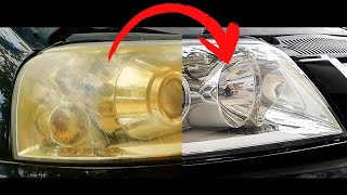 Headlight restoration shown in 4 minutes