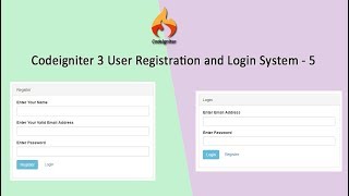 Codeigniter 3 User Registration and Login System - 5