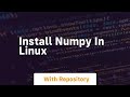 install numpy in linux