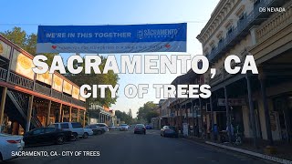 Sacramento, CA - Driving Downtown 4K
