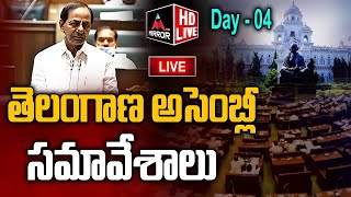 LIVE : 8th Session of Telangana Legislative Assembly | Day - 04 | CM KCR | Mirror TV