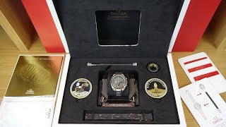 4K Review: Omega Speedmaster Moonwatch 50th Anniversary "Moon Landing" Unboxing