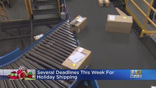 Holiday Shipping Deadlines Fast Approaching