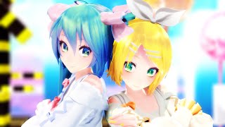 【MMD/4K】メランコリック -Melancholic-【Tda式Rin, Miku】