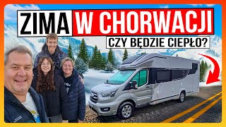 ZIMA W CHORWACJI DUŻO ŚNIEGU ! - Czy Będzie Ciepło? Dojeżdżamy na Camping CIKAT