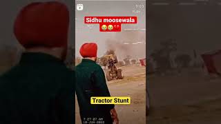 Sidhu moose wala Tractor stunt Reaction😳 / Sidhu moosewala viral video #pendutractormehkma