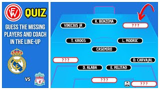 FW Quiz - GUESS THE MISSING PLAYERS IN THE LINE-UP - 1