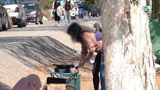 東張西望｜欣澳｜路邊集體露營生火｜易釀意外｜危機重重｜山火