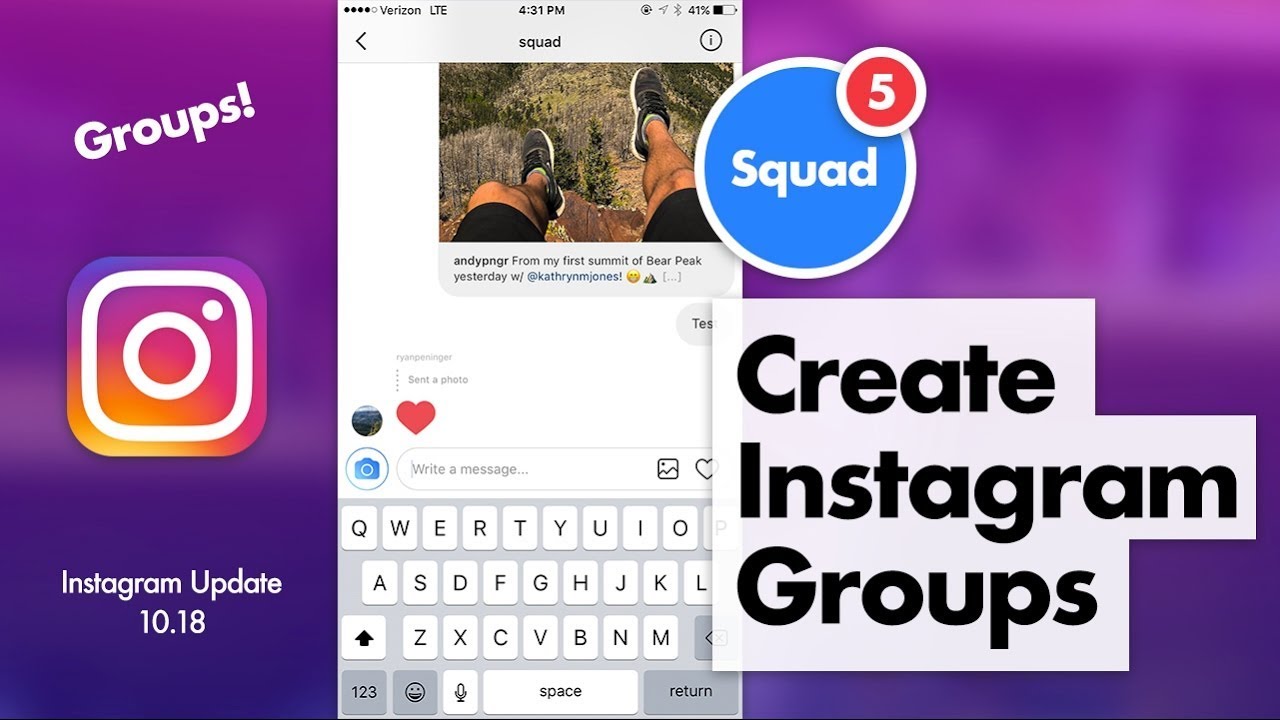 How To Create Group In Instagram - YouTube