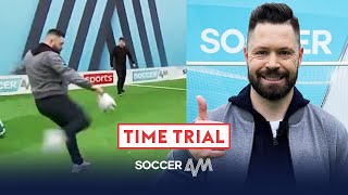 Superb volley & free-kick! 💥 | Malcolm Christie takes on Soccer AM Pro AM Time Trial