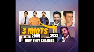 3Idiots 2009| Cast Then (2009)and Now(2022),3Idiots Before and After.15bollywood actors from3idiots.