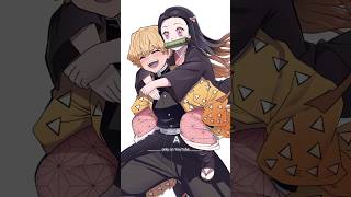 Tanjiro fails to protect nezuko from Zenitsu. 🥀 [ Og idea ] #demonslayer #shorts #anime