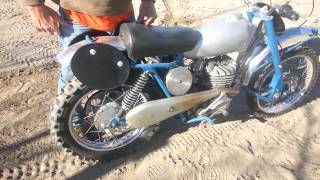 1963 Greeves 24me twin carb starmaker running