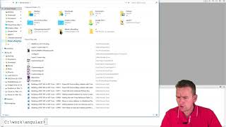 Building a Angular4+ Web App | S4P9 | Terminal in WebStorm and basic commands | Windows
