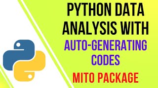 How to use Spreadsheet in Python with Mito | Experience Data analysis in python with No code