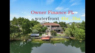 #Owner Finance Hernando County waterfront 4br, 3ba home