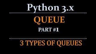 Python Tutorials : Threading Beginners Tutorial- Queue (part 6-1)
