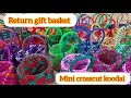 Mini crosscut koodai ll Return gift basket for order contact 8940005901