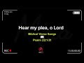 Hear my plea o Lord by Mhia | Hillsongs | Worship songs | with lyrics