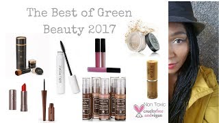 THE BEST OF BEAUTY 2017 | Natural & Organic Non Toxic Green Beauty Favorites