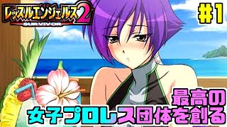 レッスルエンジェルスサバイバー2で最高の女子プロレス団体を創る！【#1】【PlayStation2】【PS2】【レアソフト】