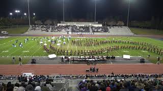 Crimson Regiment, Rancho Verde High School Marching Band – 2019 WBA Championships - Clovis CA