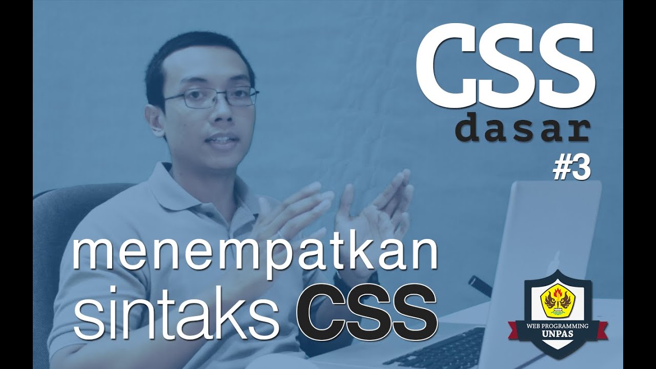 Css Dasar 3 Penempatan Css Youtube