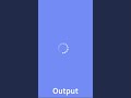 Loading animation using CSS.......#youtube #shortvideo #css