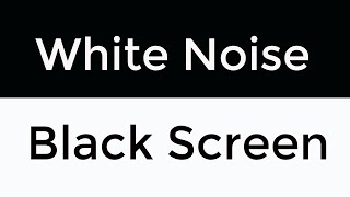 (No Ad Breaks) 24 Hours of White Noise For Sleeping | Black Screen for Sleep, Relaxation or Studying