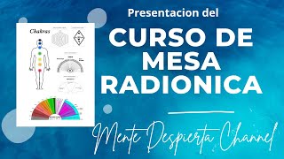 Curso de Mesa Radionica - Como funciona y construye tu propia mesa Radionica