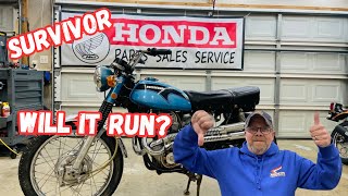 1971 Honda CL350 Scrambler Survivor Will it run? How to set timing. Part 1