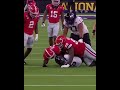 mykel williams my my gets sack in the national championship game georgia bulldogs 24. tcu 7. 2q.