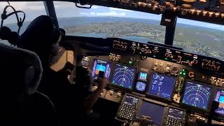 flight experience melbourne . boeing 737 #yoonus ruwais ( If I control a real Boeing 737)