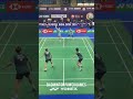 badminton doubles rally