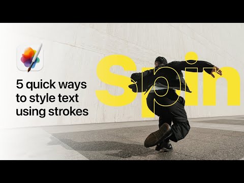 5 Quick Ways to Format Text with Strokes Pixelmator Pro tutorial