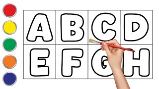 How to Write Letters for Children - Teaching Writing ABC for Preschool - Alphabet for Kids