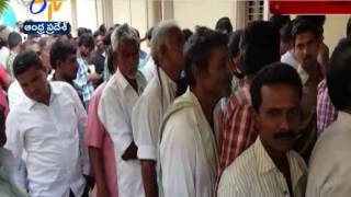 Pay Day | Huge Rush at Banks in Rajampet of Kadapa Distirct