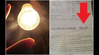 İŞIQ PULU çox gəlir? – Qənaət etmək istəyənlər, bu əşyalara DİQQƏT!