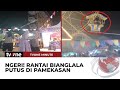 Detik-Detik Rantai Bianglala Putus di Pasar Malam Pamekasan, Pengunjung Panik | tvOne Minute