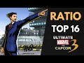 Ratio Tournament TOP 16 TNS UMVC3 (Phoenix Wright, Spiderman, Iron Man, Iron Fist, Hsien-Ko)